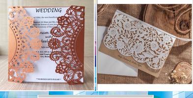 برنامه‌نما Wedding Invitation Design عکس از صفحه