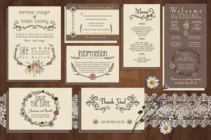 Wedding Invitation Design Affiche