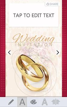 wedding invitations card maker poster wedding invitations card maker apk screenshot