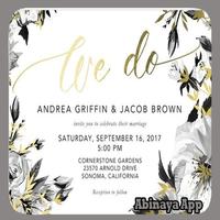 Poster Wedding Invitations