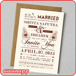 Uitnodigingen van het huwelijk