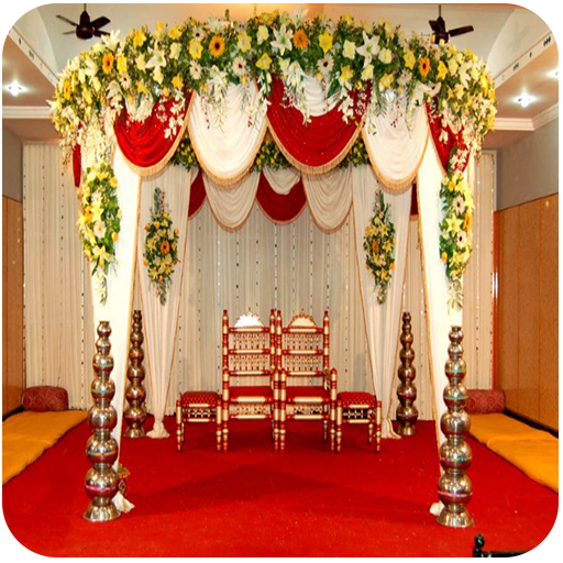 Decoração de palco de casament