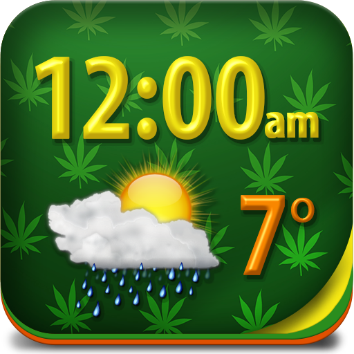 Weed Clock Weather Widget