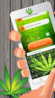 Weed Keyboard With Emojis Poster