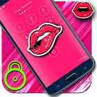 Angelina Lips Screen Lock icono