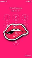Angelina Lips Screen Lock captura de pantalla 1