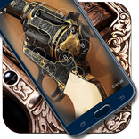 Old Gun Revolver Weapon Screen Lock