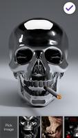 Smoking Skull Screen Lock স্ক্রিনশট 2