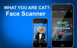 What you are Cat? Face Scanner الملصق