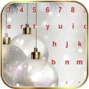 أبيض، عيد ميد لوحة المفاتيح رموز تعبيرية APK