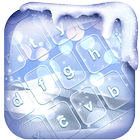 White Snow Winter Keyboard simgesi