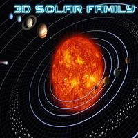 3D Solar Family (Beta) Affiche