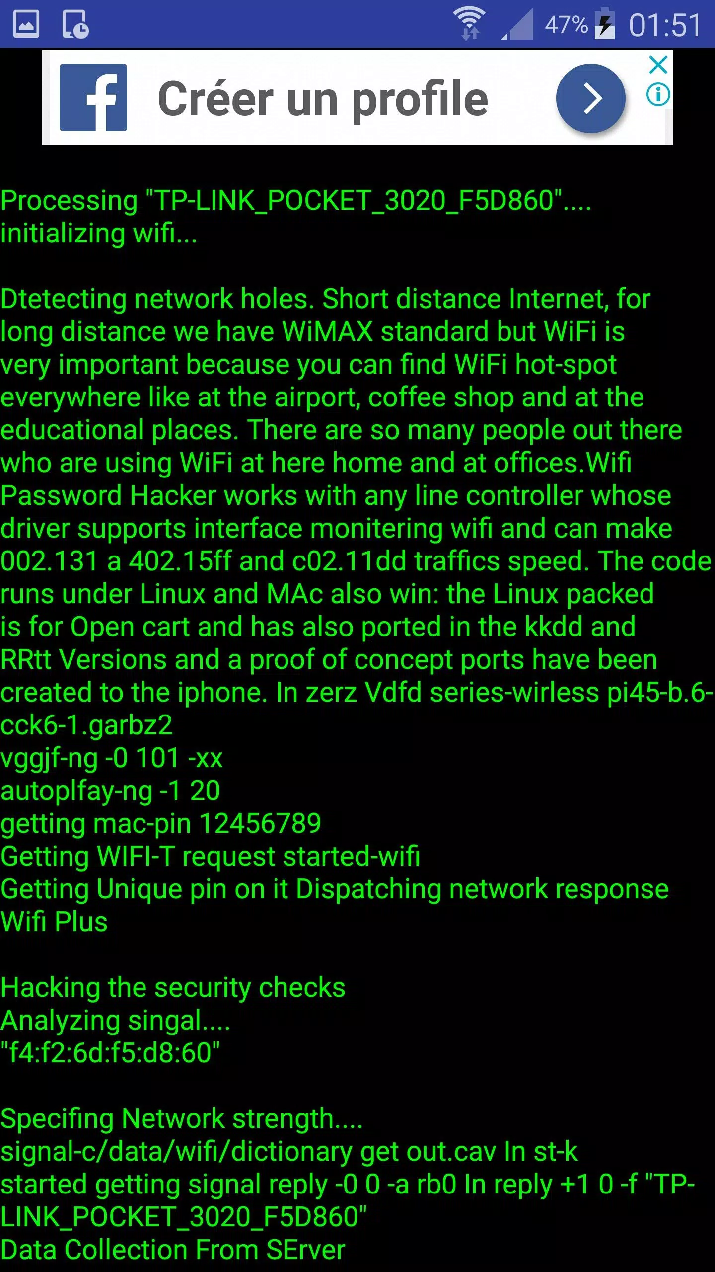 ✓ Wifi Password Hacker Simulator APK برای دانلود اندروید
