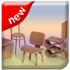 Wicker Chair Desing آئیکن