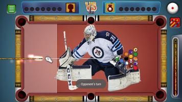 Billiards Winnipeg Jets Theme poster