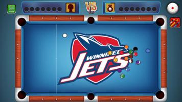 برنامه‌نما Billiards Winnipeg Jets Theme عکس از صفحه