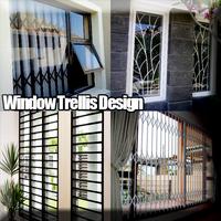 Window Trellis Design Affiche