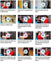 Las técnicas de Wing Chun Poster