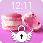 Best Sweet Macaron Cake 4K Passcode Screen Lock ไอคอน