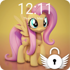 Ponies Princess Fluttershy Wallpaaper Art HD Lock icône