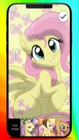 Ponies Princess Fluttershy Wallpaaper Art HD Lock capture d'écran 2