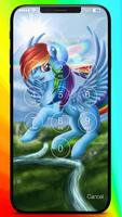 Rainbow Dash Little Princess Art Coloring Pin Lock 스크린샷 1