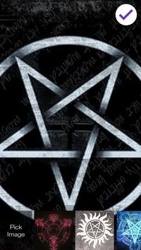 Satanic Pentagram Wallpaper Locker Applock For Android Apk Download - neon blue pentagram symbol roblox