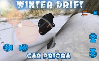 Winter Drift Car VAZ PRIORA Affiche