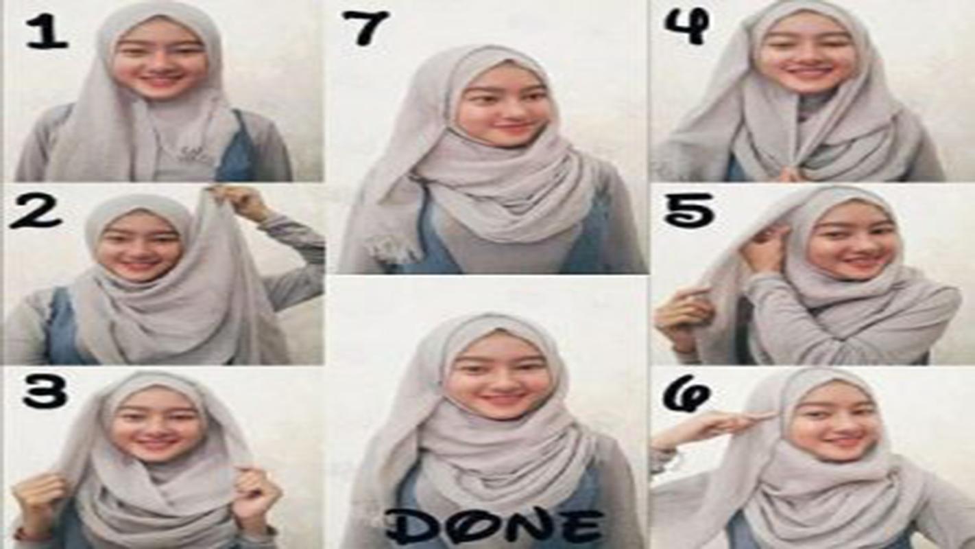 Tutorial Hijab Segi Empat Simple For Android APK Download