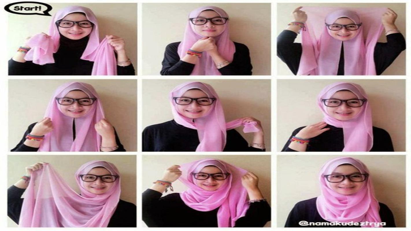 Tutorial Hijab Segi Empat Simple For Android APK Download