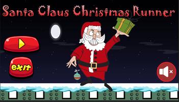 Santa Claus Christmas Runner Affiche