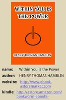 Poster Within You is the Power