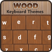 Wood Keyboard Themes: Wooden Keypad with Emoji