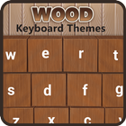 Wood Keyboard Themes: Wooden Keypad with Emoji icon