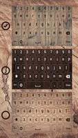 Wood Keyboard Themes: Wooden Keypad with Emoji screenshot 1