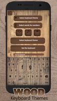 Wood Keyboard Themes: Wooden Keypad with Emoji screenshot 3