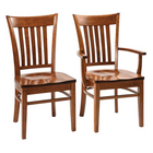 Conception de chaises en bois icône