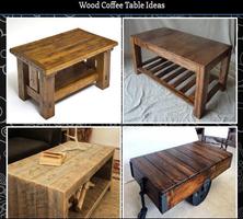 Wood Coffee Table Ideas পোস্টার