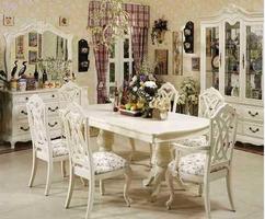 Wooden Dining Set پوسٹر