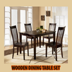 Wooden Dining Table Set Design APK