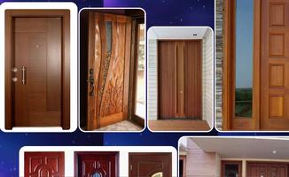Wooden Door Design โปสเตอร์