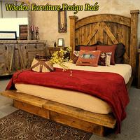 Wooden Furniture Design Beds Affiche