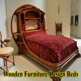 Wooden Furniture Design Beds icône