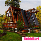 Wooden House Design simgesi