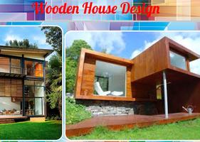 Wooden House Design Affiche