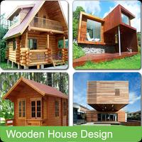 Wooden House Design Affiche