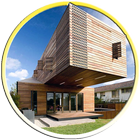 Wooden House Design ikon