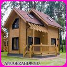 آیکون‌ Wooden House Design