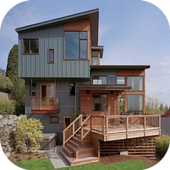 Wooden House Design Ideas icon