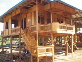 Wooden House Design Ideas syot layar 3